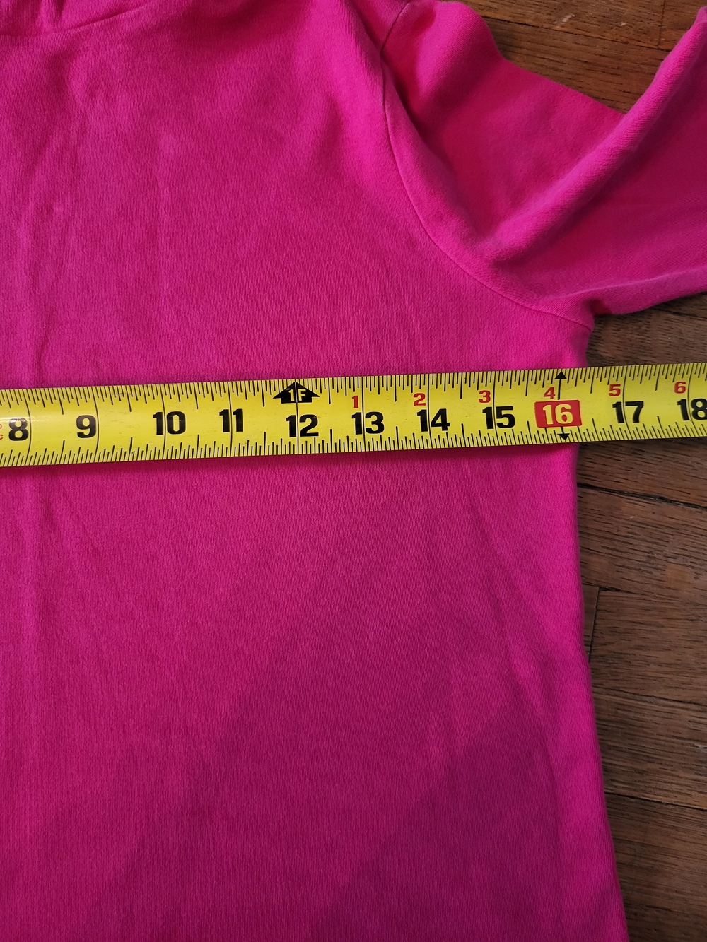 Lands' End Hot Shaped Fit Pink Turtleneck Long Sleeve Top - Picture 3 of 5